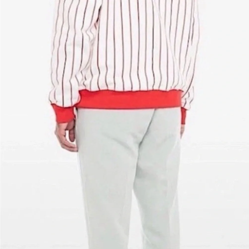 Bogey Boys Men’s Pinstripe Crew Neck sweater. Macklemore‎ Golf Cotton Comfort